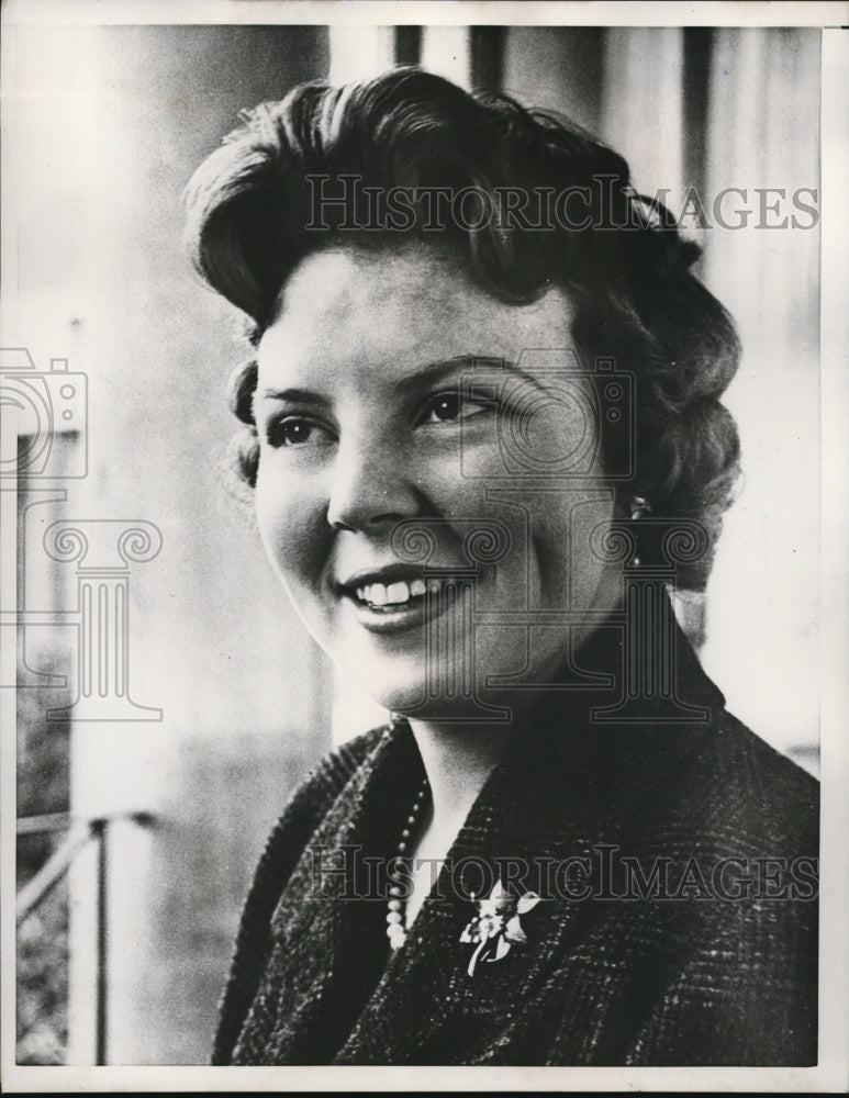 1960 Press Photo Princess Beatrix of Netherlands - Historic Images