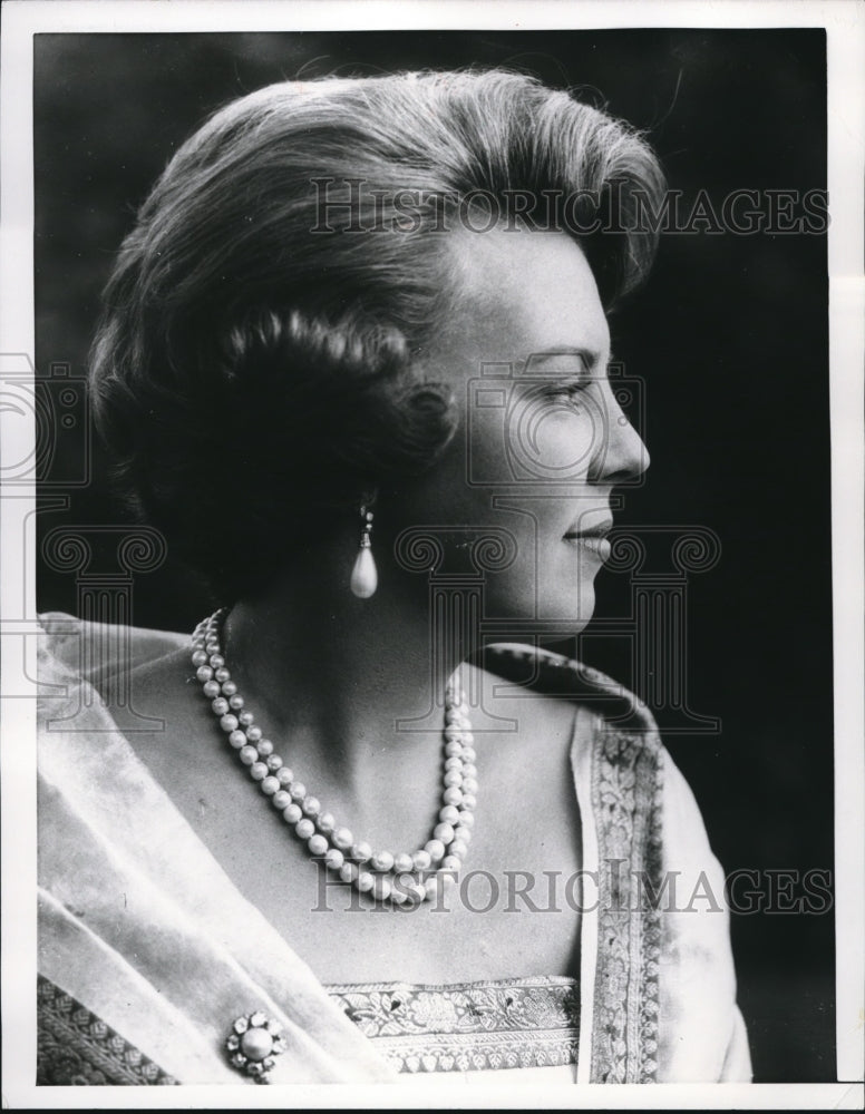 1963 Press Photo Princess Beatrix of Netherlands - Historic Images