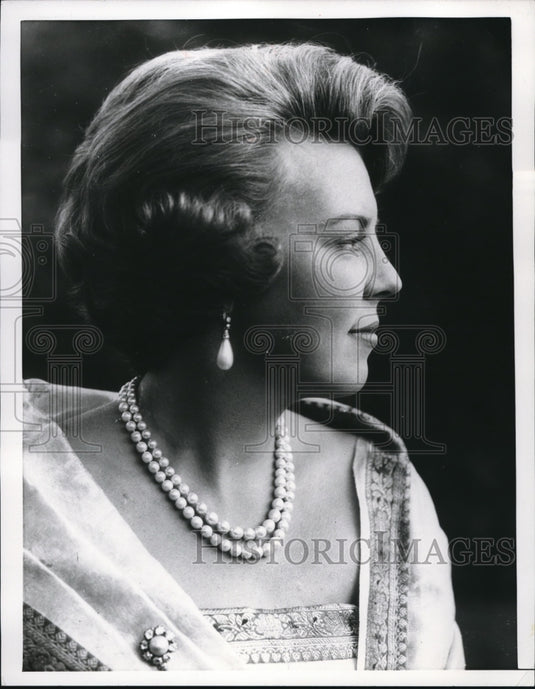 1963 Press Photo Princess Beatrix of Netherlands - Historic Images
