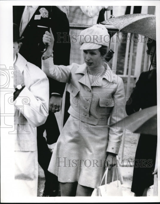 1969 Press Photo Ascot England Princess Anne at Royal Ascot meet - Historic Images