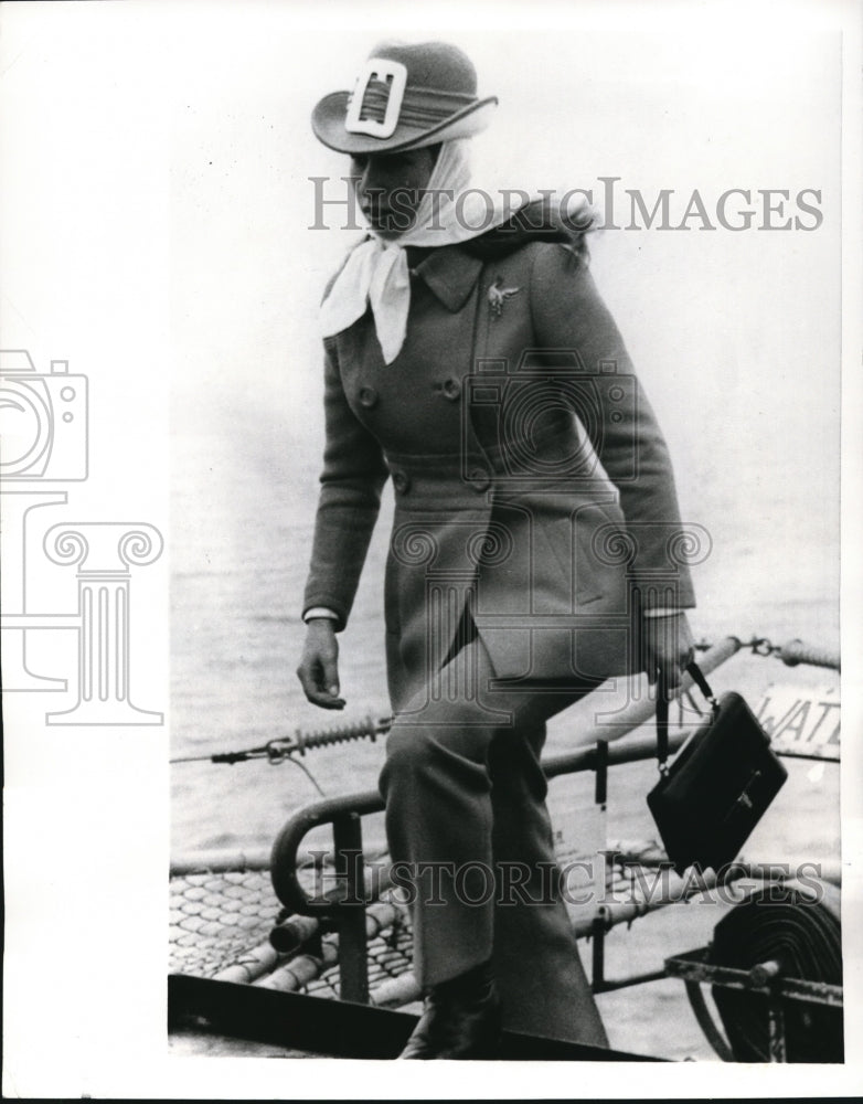 1969 Princess Anne of England Visits Oil Rig-Historic Images