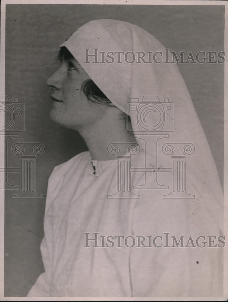 1923 Press Photo Red Cross Nurse Della Allen - Historic Images