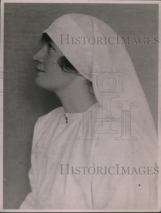 1923 Press Photo Red Cross Nurse Della Allen - Historic Images