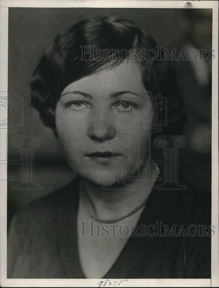 1928 Press Photo Miss Ilse Ludwig,German mezzo-soprano Cleveland, Ohio - Historic Images