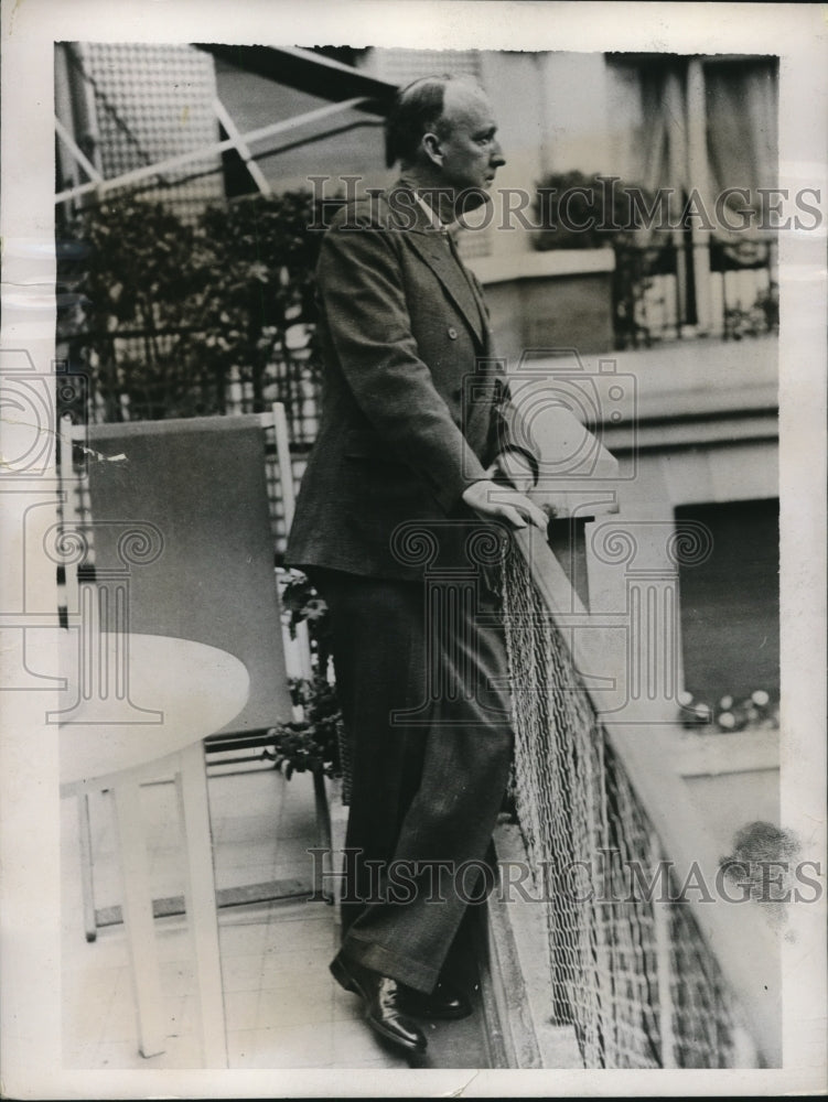 1937 Press Photo Former Senator Hugo Black,appointed to the US Supreme Court - Historic Images
