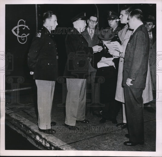 1951 Press Photo US Army's Press Conference - Historic Images