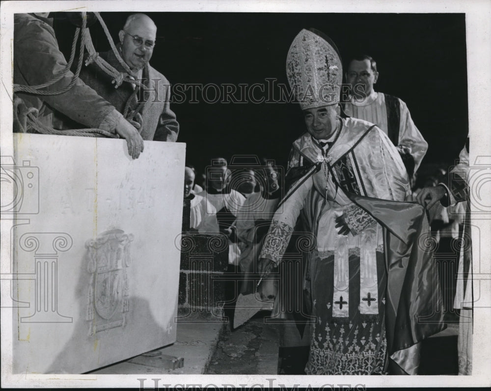 1949 Press Photo Bishop Michael J. Ready - Historic Images