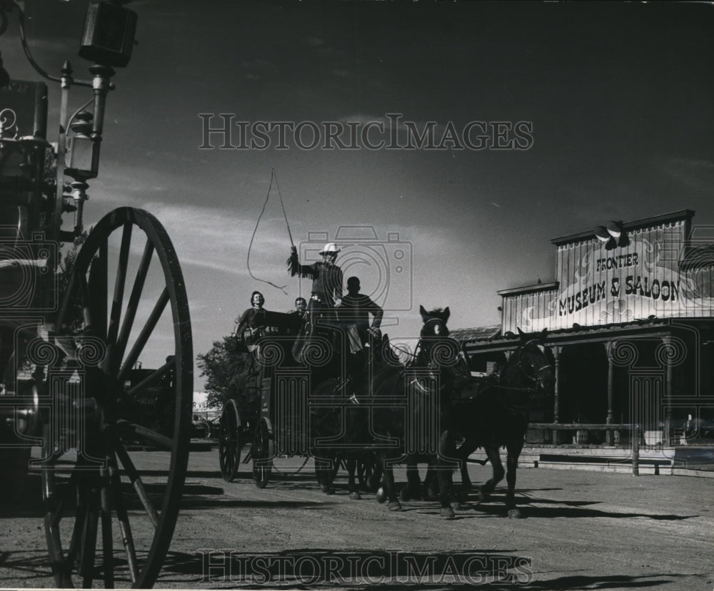 1953 Last Frontier Village in Las Vegas with complete western town-Historic Images