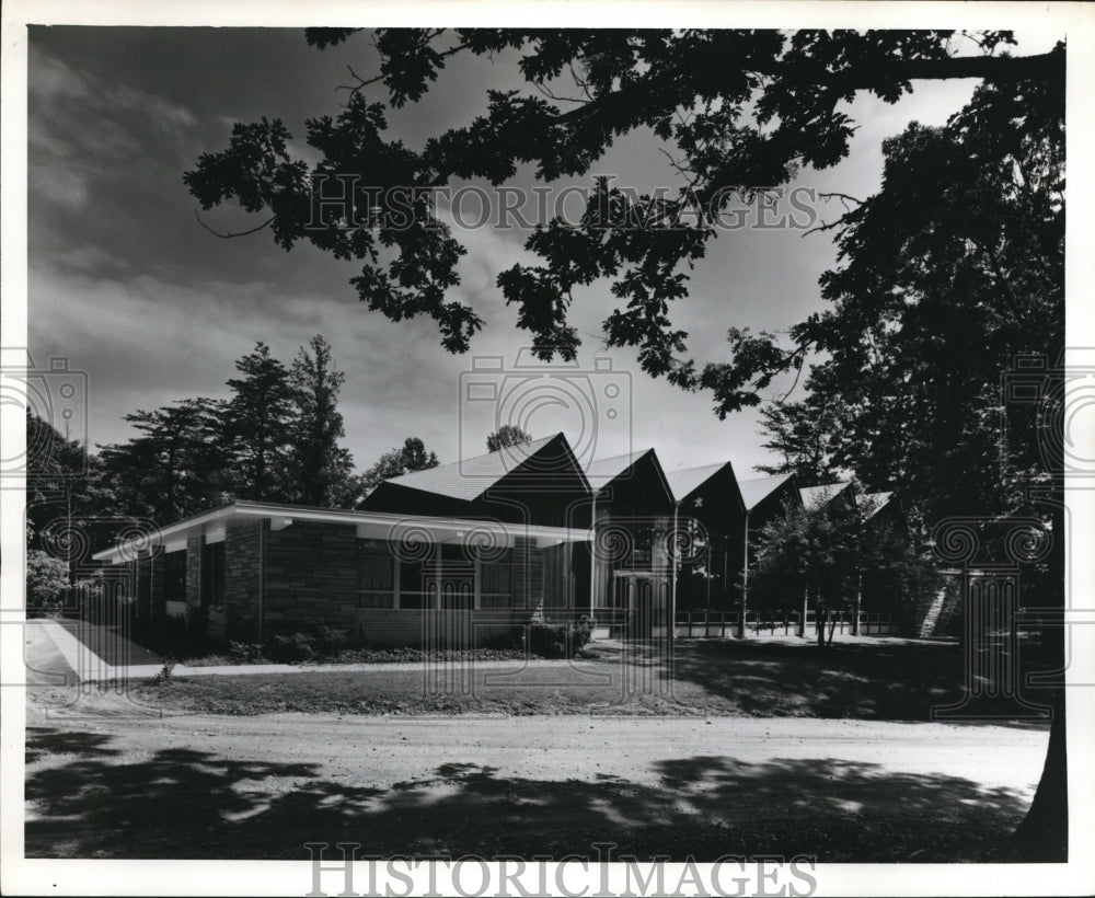 1965 Press Photo Modernistic Church Annondale Virginia - Historic Images