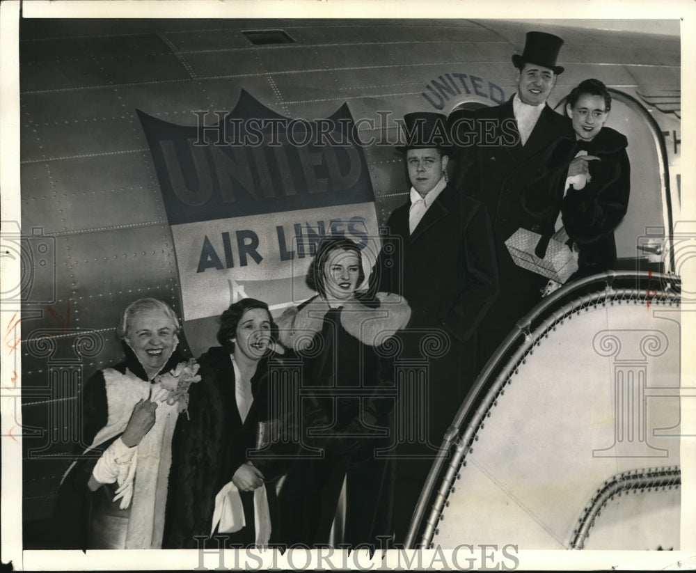 1939 Press Photo F.W Hinline, B. Hineline, J. Close, J. Rudy, J Close &amp; J. Rudy - Historic Images