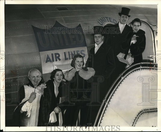 1939 Press Photo F.W Hinline, B. Hineline, J. Close, J. Rudy, J Close & J. Rudy - Historic Images