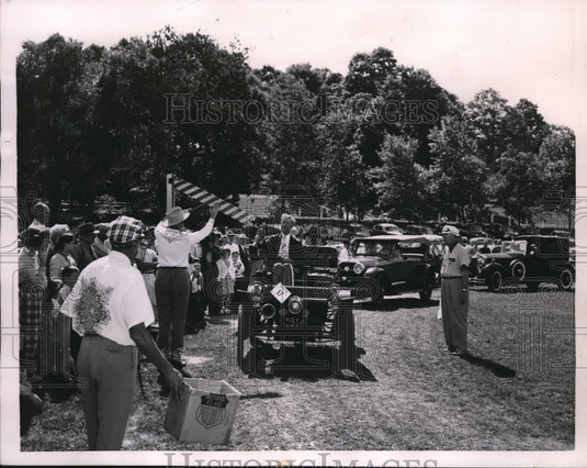 1952 Press Photo Region branch of the Antique Auto Club of American in N.Y. - Historic Images