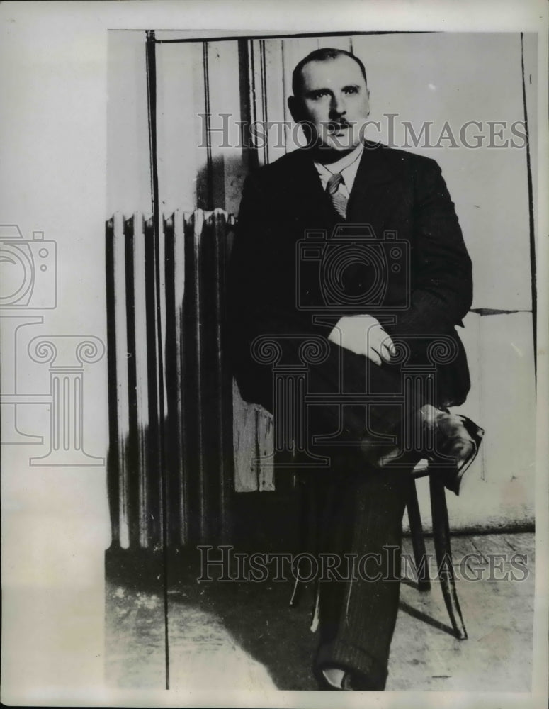 1934 Press Photo Fositchil Zvonimie Jugoslavian King Police Novak Alexander King - Historic Images