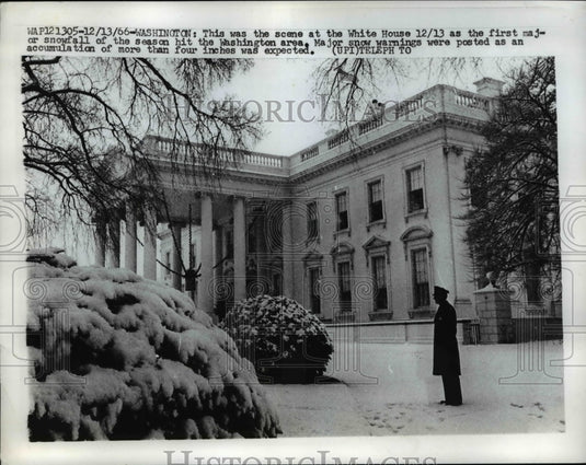 1966 The lovely White House view at the first day of Fall-Historic Images