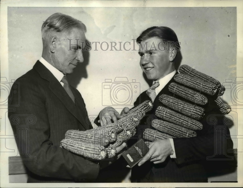 1932 Press Photo Edward J Tobin Cook County school superintendent- Historic Images