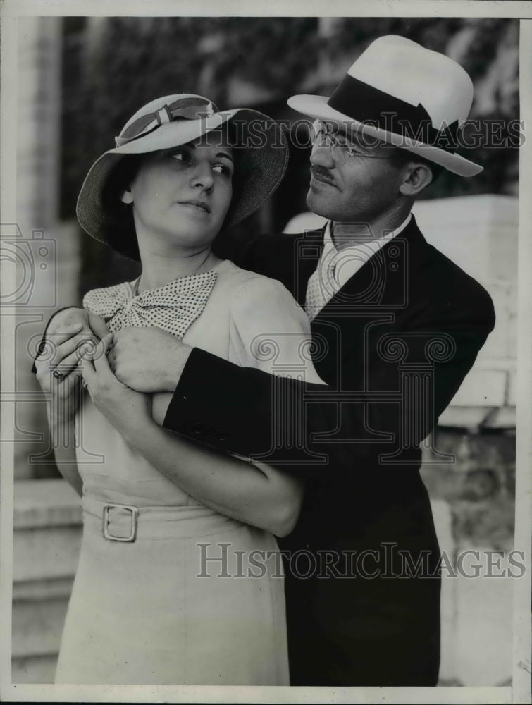 1934 Clyde Tombauch, farmer boy from Burdette, Kansas-Historic Images