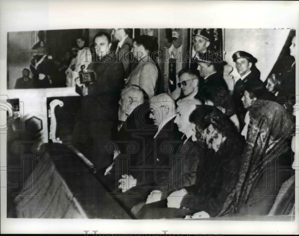 1963 Press Photo Late Pope John XXIII&#39;s brothers at Funeral Mass, Vatican City-Historic Images