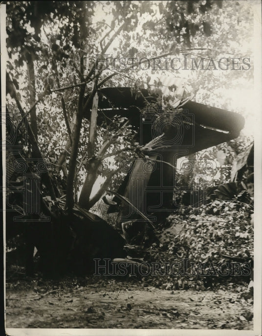 1930 Wreckage of Captain Sea and Cakers Plane-Historic Images