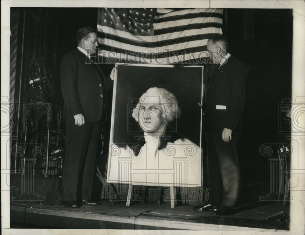 1934 Press Photo of Senator David A. Reed (R) and Judge Frank Smith at an - Historic Images