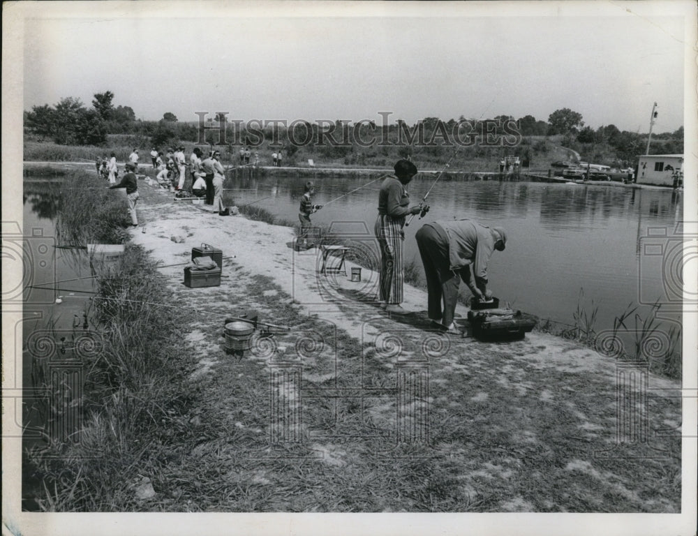 1971 Press Photo Medina Fish Hatchery - Historic Images