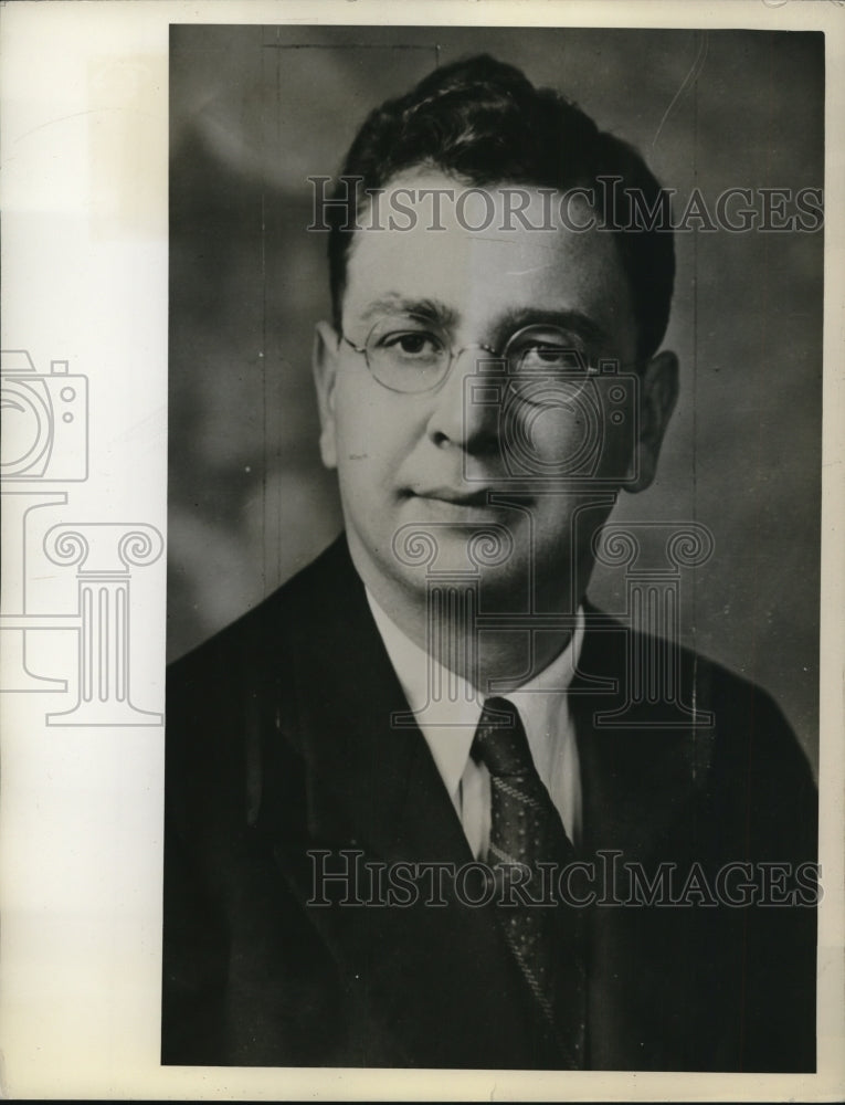 1938 Press Photo of S.P. Llunkle - Historic Images