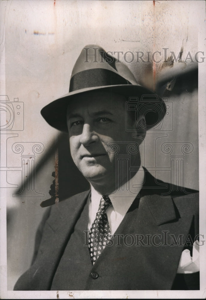 1935 Press Photo Dr. Charles E. Strub, vice-president and general manager - Historic Images