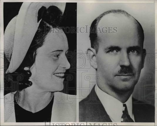 1946 Press Photo Darnstown Md Ross Snyder Wash atty & wife daughter shot - Historic Images
