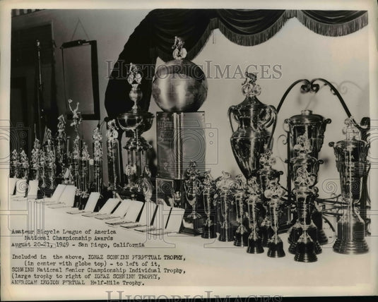 1942 American Bicycle League of America National Champ Awards - Historic Images