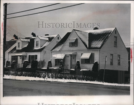 1965 Press Photo Houses at 14404, 14400 Triskell Road - Historic Images