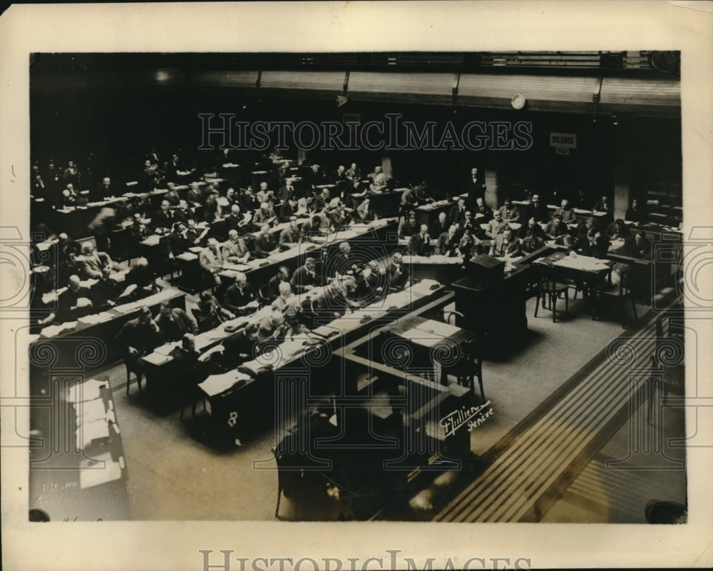 1927 Press Photo League of Nations H Wood, K Bickel,G Parker,Koenigsberg, Prew - Historic Images
