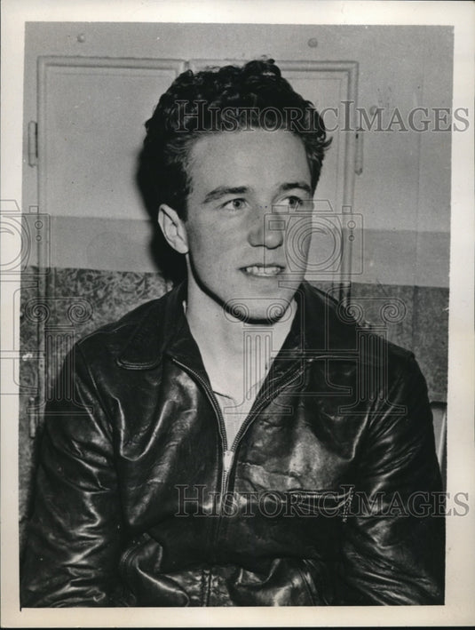 1940 Press Photo Pittsburgh Pa Jack Kernan held for robbery at Al Geyer home - Historic Images