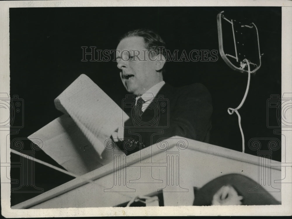1936 Press Photo Juan Carlos Blanco, Uruguay Ambassador to Brazil - Historic Images