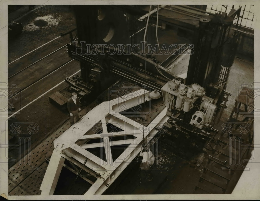 1936 Press Photo structure build in Philadelphia for 200 inch telescope - Historic Images