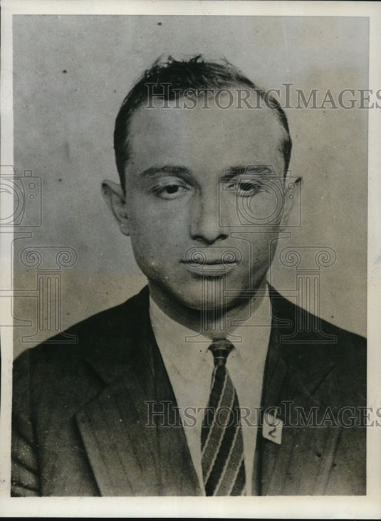 1931 Press Photo Edward Harrison convict & Mo gang of extortionists - ned99613 - Historic Images