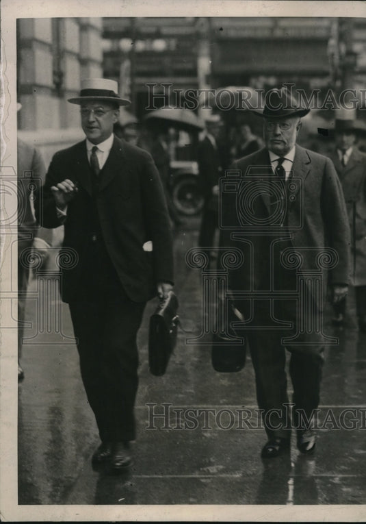 1921 Press Photo Dr Hugh L Russell Judge Kennebeck Stillman Divorce Poughkeepsie - Historic Images