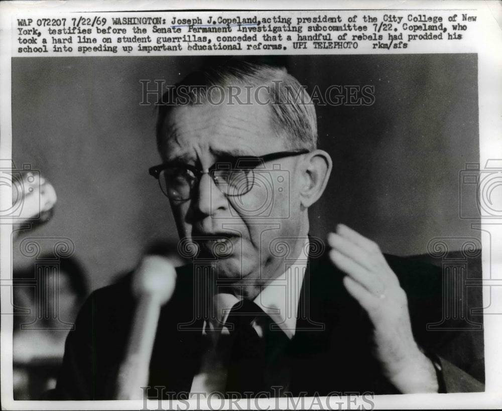 1969 Press Photo Joseph J. Copeland - Historic Images