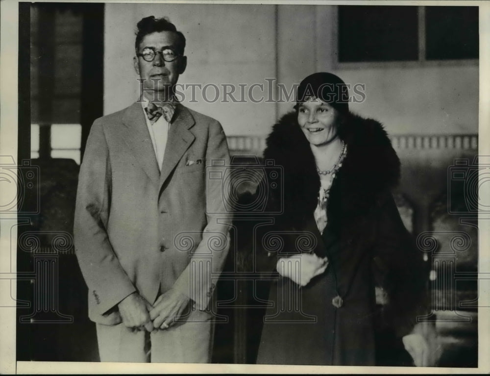 1932 Press Photo Wilbur P Parkhurst sued for maintenance by wife Modesta Cruiz-Historic Images