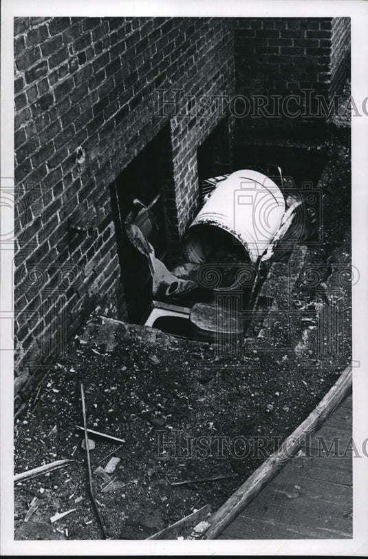 1968 A burned out baker in Cleveland Ohio  - Historic Images