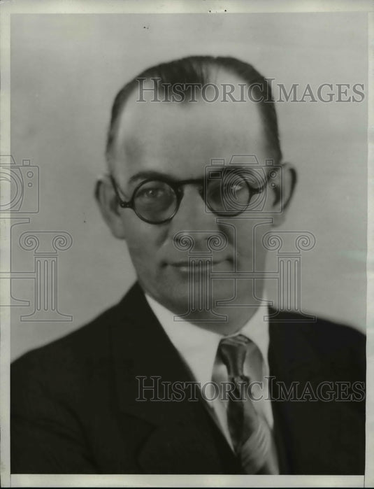 1934 Press Photo Oil man William Gettle who was kidnapped in Arcadia Calif - Historic Images