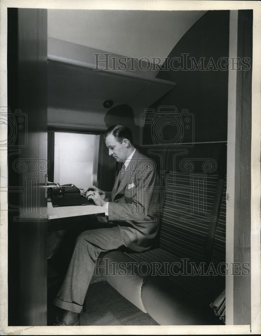 1944 Seats Convert for Privacy on Liberator Liner Vultee Aircraft - Historic Images
