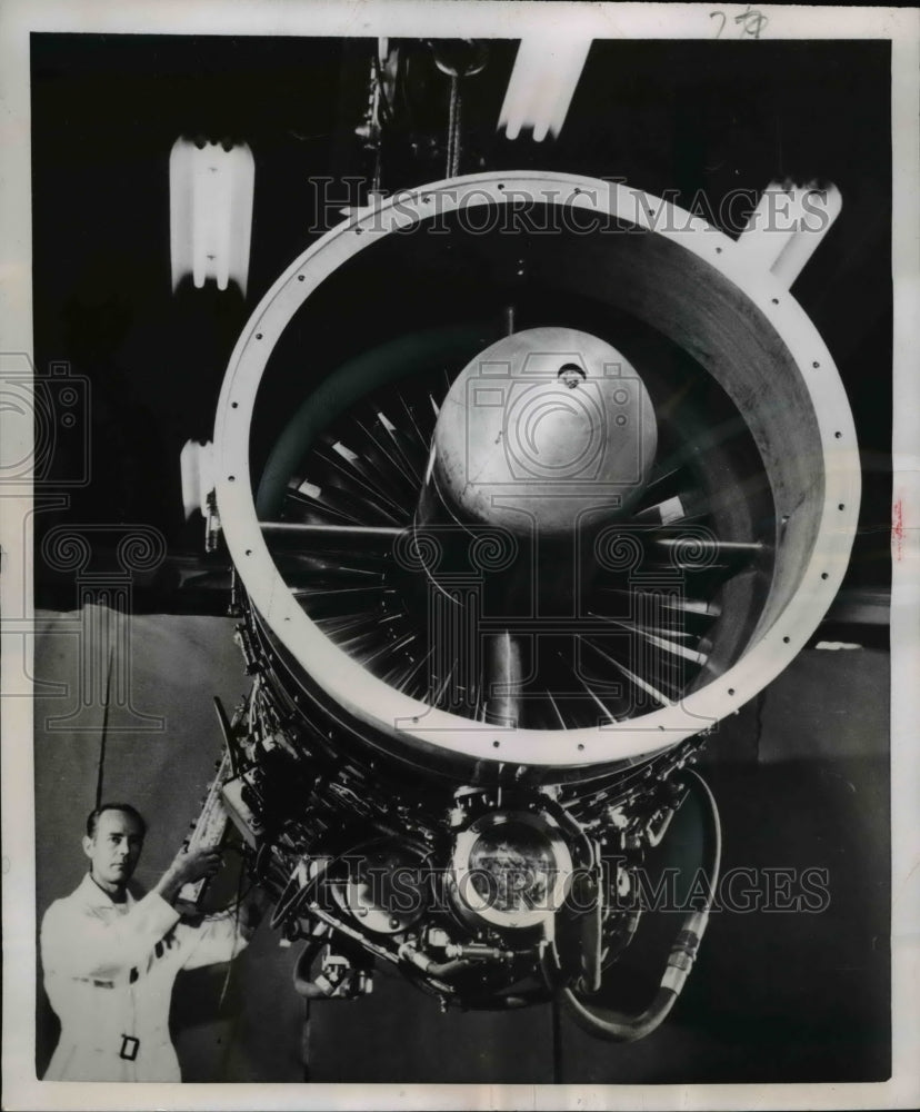 1951 Turbo Jet Engine of General Electric Company - Historic Images