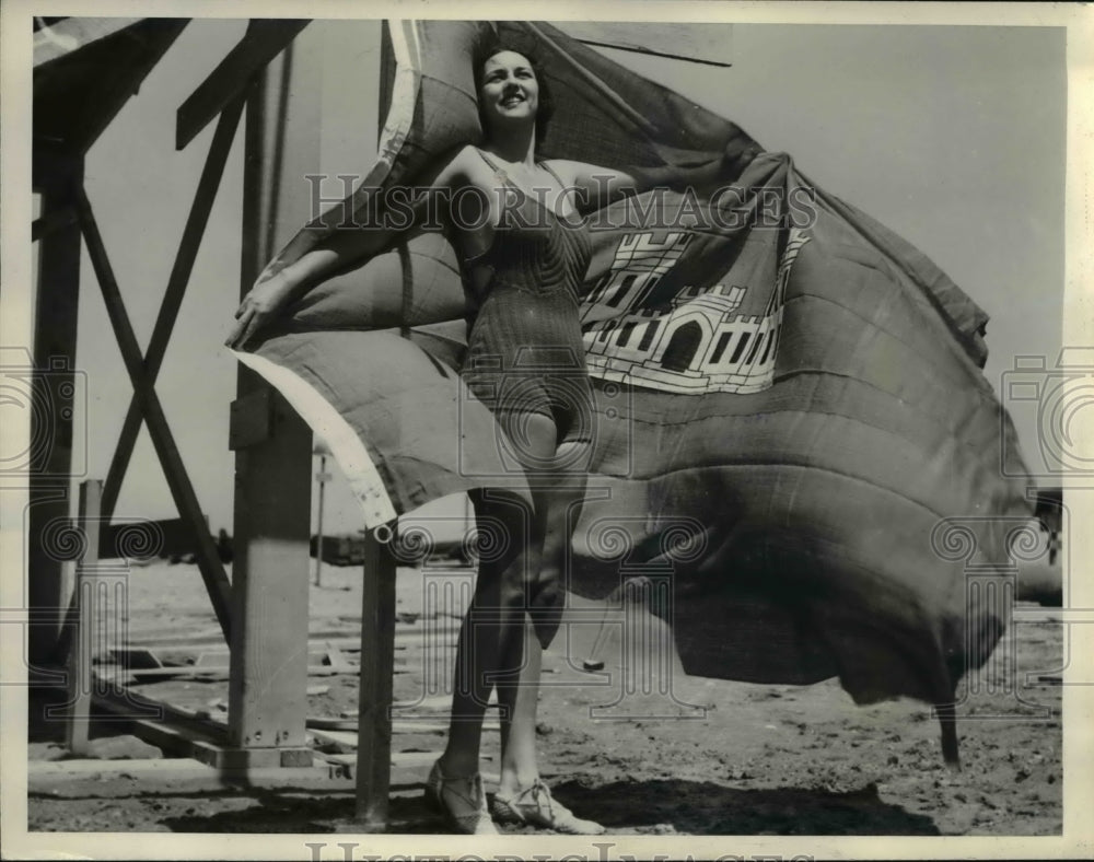 1936 Press Photo Fashion Show at San Fransisco World Fair, Jean Darling, Cali. - Historic Images