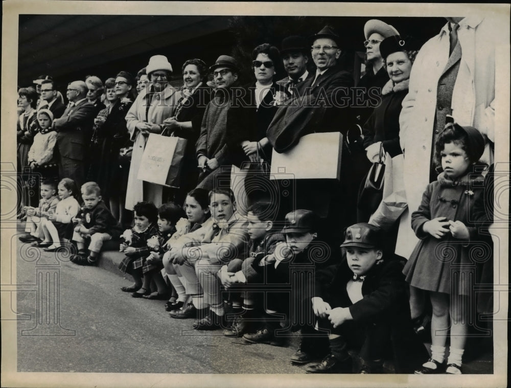 1966 The St. Patrick parade in Cleveland Ohio  - Historic Images