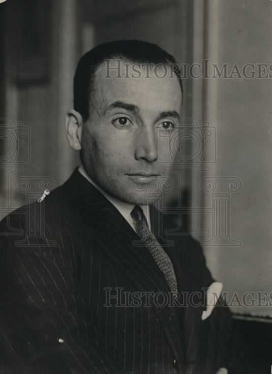 1923 Press Photo Augustu Mendes Leal Newly Arrived Charge D'Affaires of Legation-Historic Images