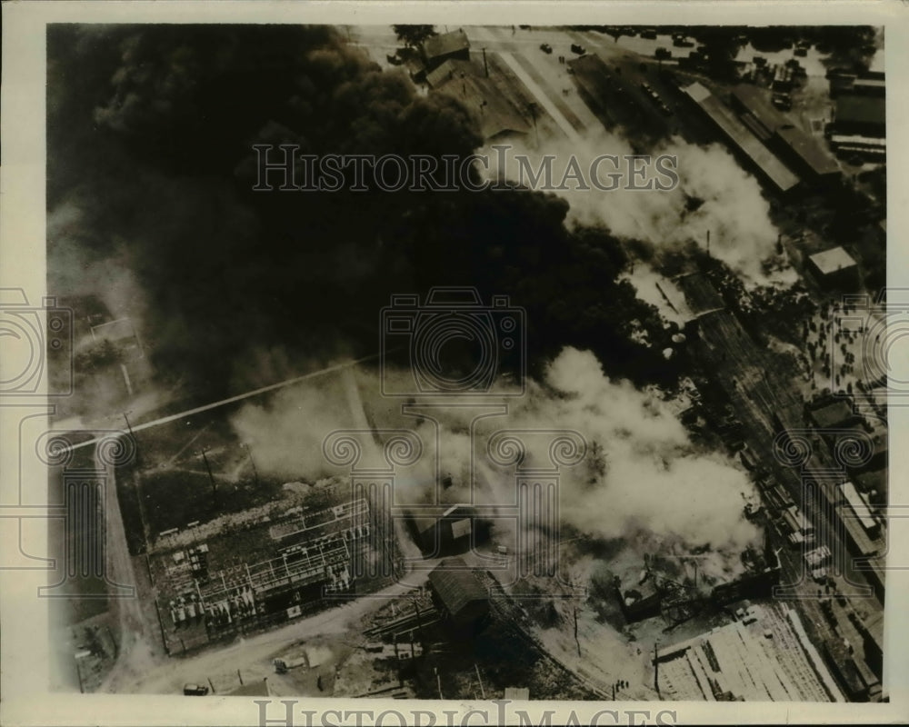 1930 Press Photo The oil storage plant in Ripon Wisconsin - Historic Images