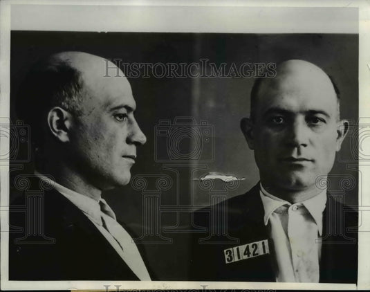 1933 Press Photo Bootlegger and girl escort killed in Cleveland.-Historic Images