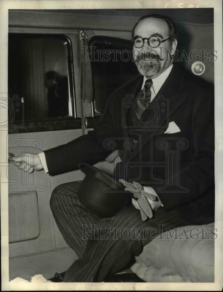1939 Press Photo Spanish Ambassador Dr. Don Fernando de Los Rios in Washington-Historic Images