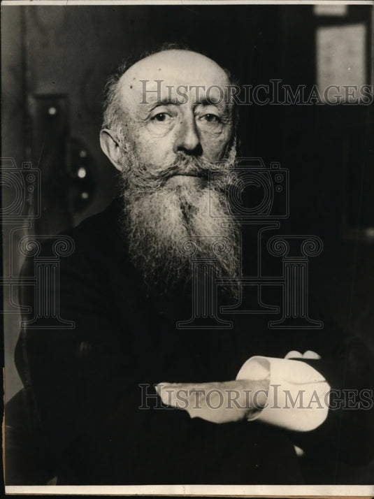1924 Press Photo Paul Scjourno, Greatest Engineer Of Stone Bridges In The World-Historic Images
