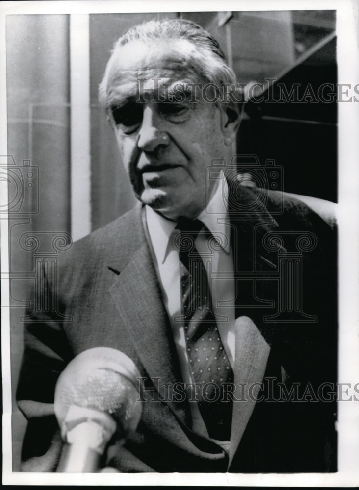 1968 Press Photo Paris Averell Harriman US Ambassador at large peace negotiator-Historic Images