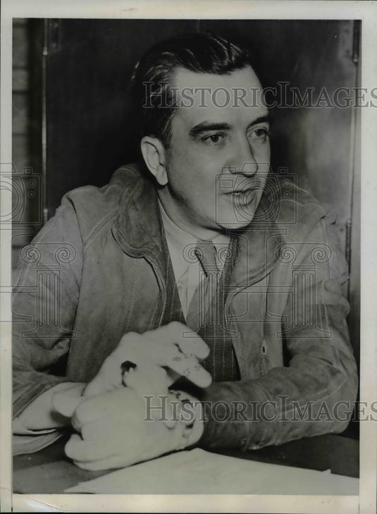 1938 Press Photo William S. Brown Was Found Shot To Death In His Parked Car - Historic Images